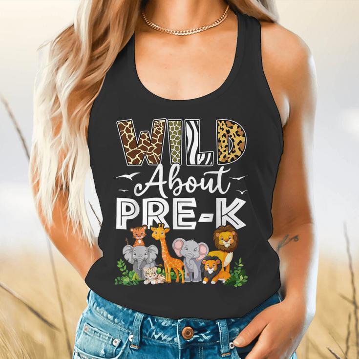 Pre-k Teacher Kids Back To School Wild About Pre-k Flowy Tank, gift for family, gift for coworker Pre-k Teacher Kids Back To School Wild About Pre-k Flowy Tank, gift for family, gift for coworker