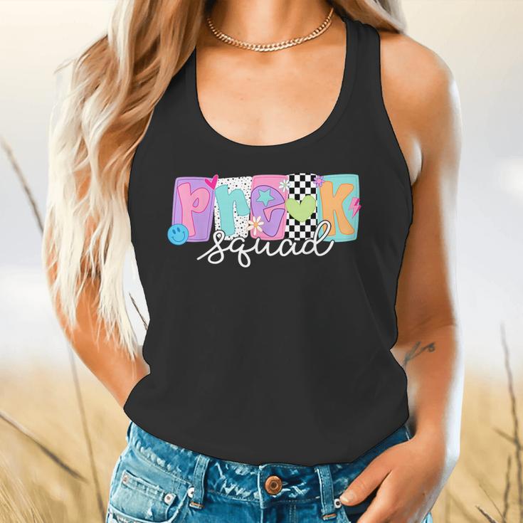 Preschool Squad Team Pre-K Crew Back To School Teacher Flowy Tank, gift for family, gift for coworker Preschool Squad Team Pre-K Crew Back To School Teacher Flowy Tank, gift for family, gift for coworker