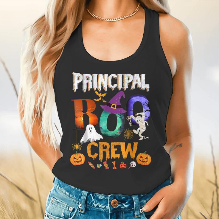 Principal Boo Crew Teacher Student Halloween Costume For Men Women Kids Flowy Tank, gift for family, gift for coworker