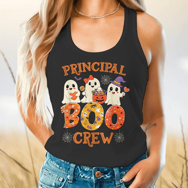 Principal Teacher Boo Crew Halloween Spooky Costume Flowy Tank, gift for family, gift for coworker Principal Teacher Boo Crew Halloween Spooky Costume Flowy Tank, gift for family, gift for coworker