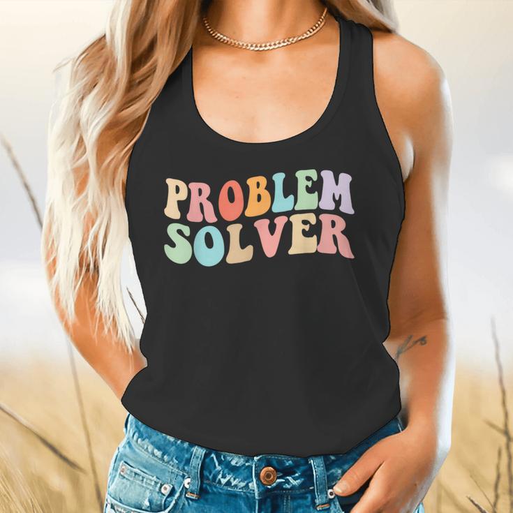 Problem Solver School Work Staff Front Desk Teacher Flowy Tank, gift for family, gift for coworker Problem Solver School Work Staff Front Desk Teacher Flowy Tank, gift for family, gift for coworker