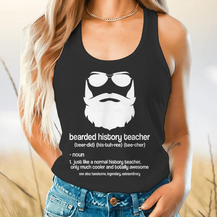 Professor Ancient Teaching Education Bearded History Teacher Flowy Tank, gift for family, gift for coworker