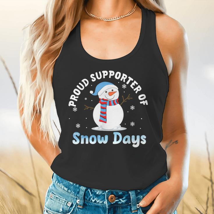 Proud Supporter Of Snow Days Teacher Flowy Tank, gift for family, gift for coworker Proud Supporter Of Snow Days Teacher Flowy Tank, gift for family, gift for coworker