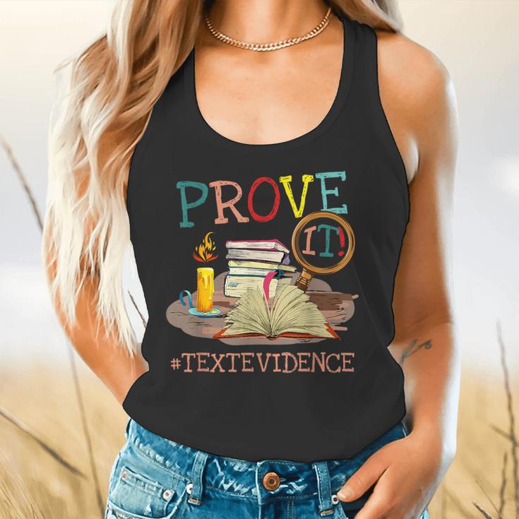 Prove It Text Evidence English Teacher Reading Teacher Flowy Tank, gift for family, gift for coworker Prove It Text Evidence English Teacher Reading Teacher Flowy Tank, gift for family, gift for coworker