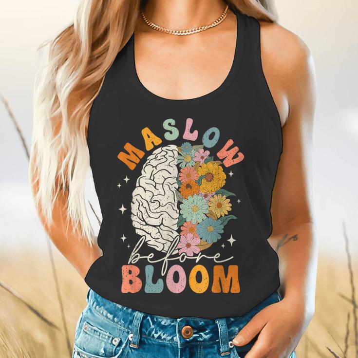 Psychologist Maslow Before Bloom Sped Teacher Classroom Flowy Tank, gift for family, gift for coworker Psychologist Maslow Before Bloom Sped Teacher Classroom Flowy Tank, gift for family, gift for coworker