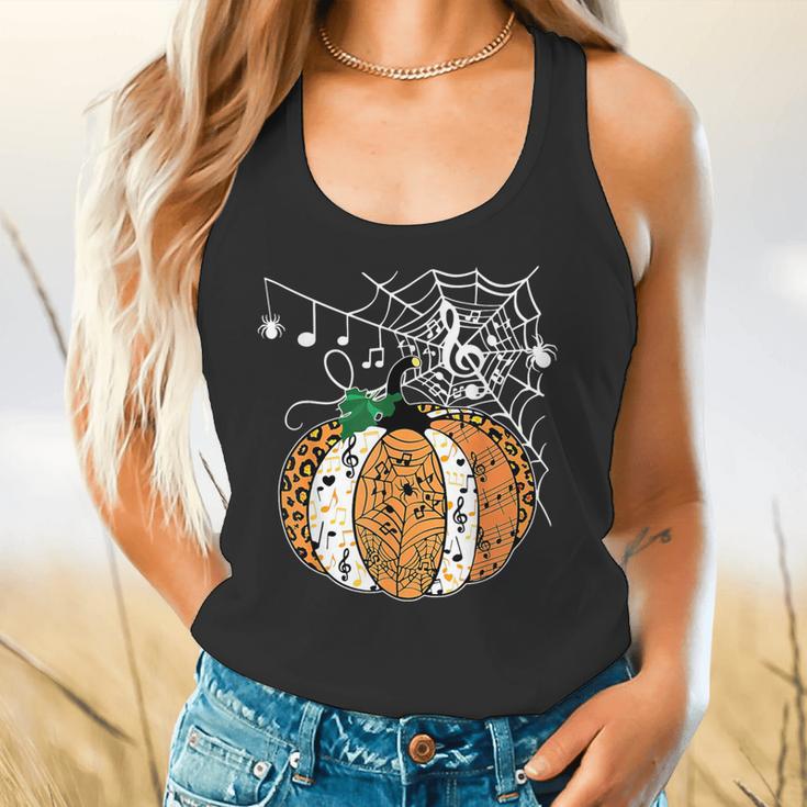 Pumpkin Music Teacher Halloween Fall Music Notes Autumn Flowy Tank, gift for family, gift for coworker Pumpkin Music Teacher Halloween Fall Music Notes Autumn Flowy Tank, gift for family, gift for coworker