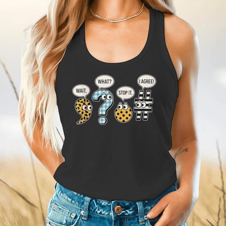 Punctuation English Grammar Teacher Back To School Flowy Tank, gift for family, gift for coworker Punctuation English Grammar Teacher Back To School Flowy Tank, gift for family, gift for coworker