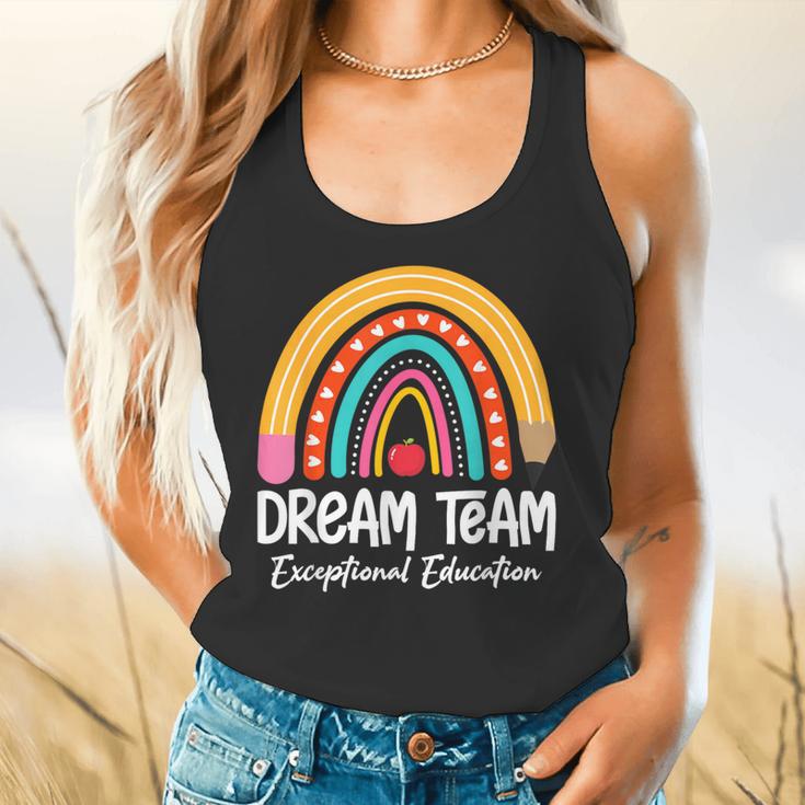 Rainbow Pencil Dream Exceptional Education Team SPED Teacher Flowy Tank, gift for family, gift for coworker