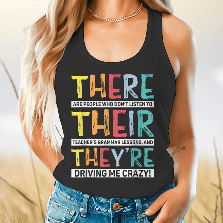 There Their They’Re Grammar Joke For English Teacher Student Flowy Tank, gift for family, gift for coworker There Their They’Re Grammar Joke For English Teacher Student Flowy Tank, gift for family, gift for coworker
