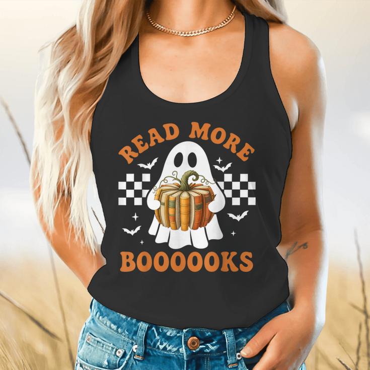 Read More Books Halloween Retro Pumpkin Reading Fall Teacher Flowy Tank, gift for family, gift for coworker Read More Books Halloween Retro Pumpkin Reading Fall Teacher Flowy Tank, gift for family, gift for coworker