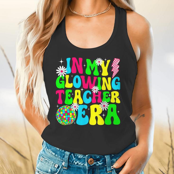 Retro Groovy In My Glowing Teacher Era Happy Teacher's Day Flowy Tank, gift for family, gift for coworker Retro Groovy In My Glowing Teacher Era Happy Teacher's Day Flowy Tank, gift for family, gift for coworker