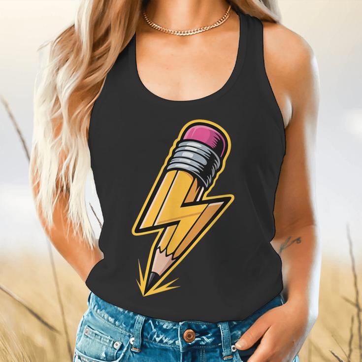 Retro Pencil Pencil Back To School Teacher Student Flowy Tank, gift for family, gift for coworker Retro Pencil Pencil Back To School Teacher Student Flowy Tank, gift for family, gift for coworker