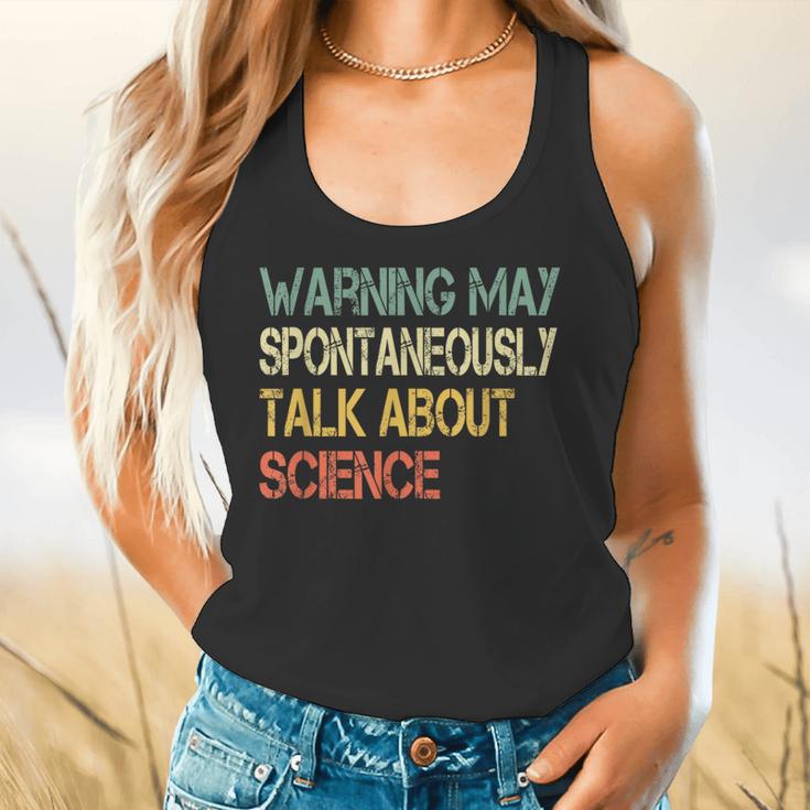 Retro Scientist Warning May Talk About Science Teacher Flowy Tank, gift for family, gift for coworker Retro Scientist Warning May Talk About Science Teacher Flowy Tank, gift for family, gift for coworker