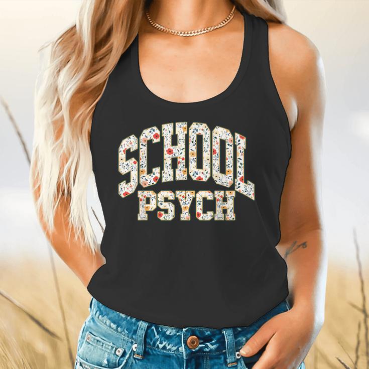 Retro Wildflower School Psych Teacher School Psychologist Flowy Tank, gift for family, gift for coworker Retro Wildflower School Psych Teacher School Psychologist Flowy Tank, gift for family, gift for coworker
