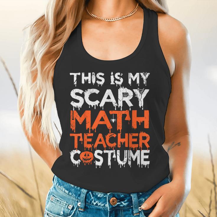 This Is My Scary Math Teacher Costume For Halloween Flowy Tank, gift for family, gift for coworker This Is My Scary Math Teacher Costume For Halloween Flowy Tank, gift for family, gift for coworker