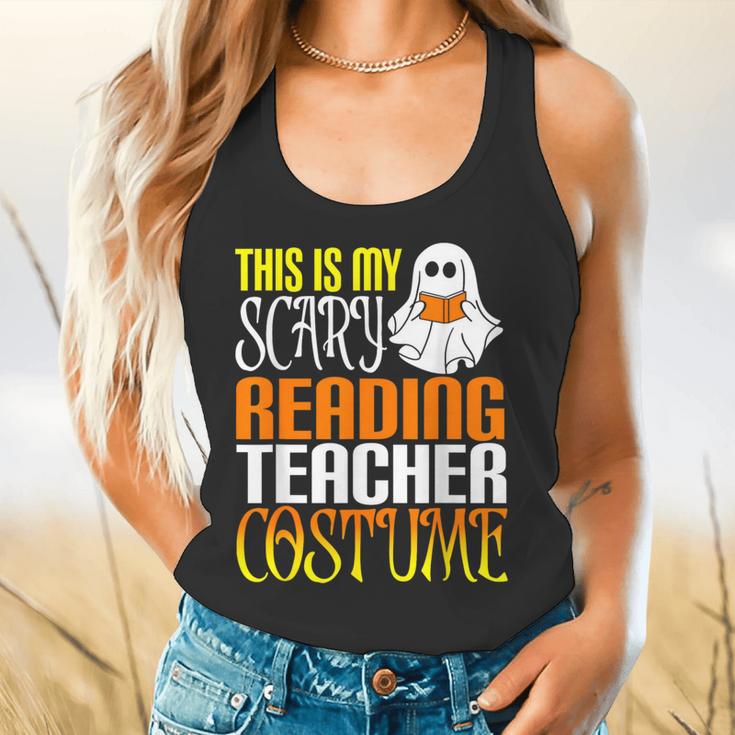 This Is My Scary Reading Teacher Costume Halloween School Flowy Tank, gift for family, gift for coworker This Is My Scary Reading Teacher Costume Halloween School Flowy Tank, gift for family, gift for coworker