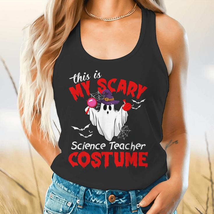 This Is My Scary Science Teacher Costume Ghost Halloween Flowy Tank, gift for family, gift for coworker