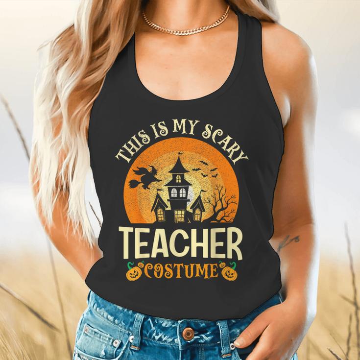 This Is My Scary Teacher Costume Halloween Flowy Tank, gift for family, gift for coworker This Is My Scary Teacher Costume Halloween Flowy Tank, gift for family, gift for coworker