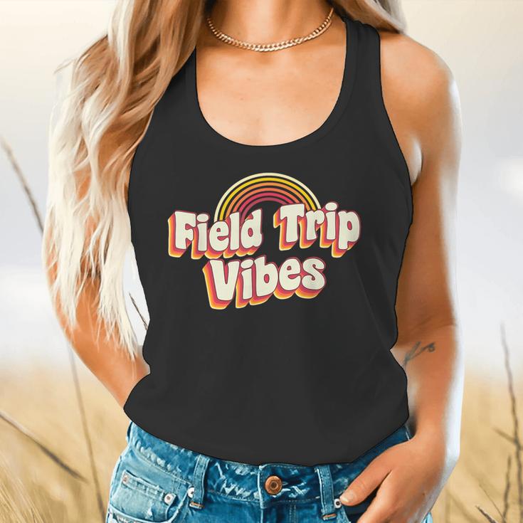 School Bus Trip Vibes Students Teachers Students Field Trip For Men Women Kids Flowy Tank, gift for family, gift for coworker