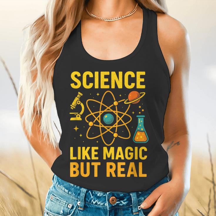 Science Like Magic But Real Nerdy Teacher Flowy Tank, gift for family, gift for coworker Science Like Magic But Real Nerdy Teacher Flowy Tank, gift for family, gift for coworker