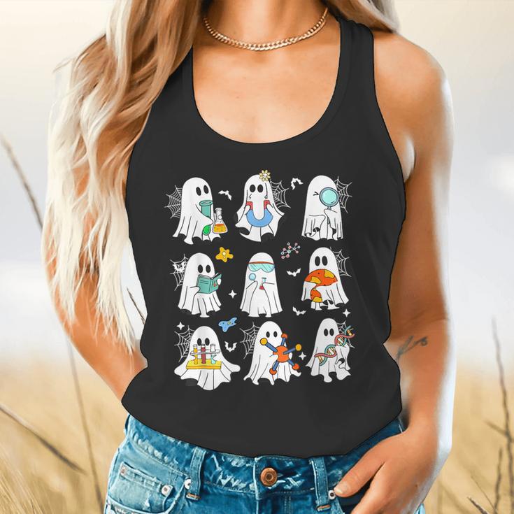 Science Teacher Ghost Laboratory Halloween Teacher Flowy Tank, gift for family, gift for coworker Science Teacher Ghost Laboratory Halloween Teacher Flowy Tank, gift for family, gift for coworker