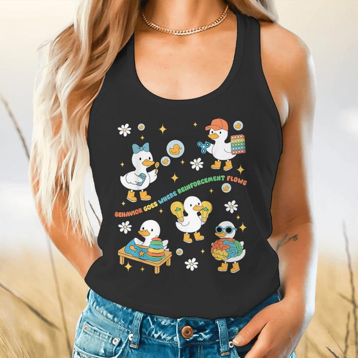 Silly Goose Behavior Analyst RBT ABA Therapy SPED Teacher Flowy Tank, gift for family, gift for coworker