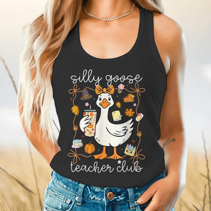 Silly Goose Teachers Club Cozy Fall Teacher Flowy Tank, gift for family, gift for coworker Silly Goose Teachers Club Cozy Fall Teacher Flowy Tank, gift for family, gift for coworker