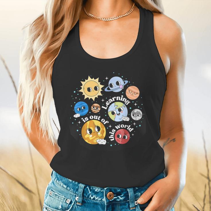 Solar System Learning Is Out Of This World Science Teacher Flowy Tank, gift for family, gift for coworker Solar System Learning Is Out Of This World Science Teacher Flowy Tank, gift for family, gift for coworker