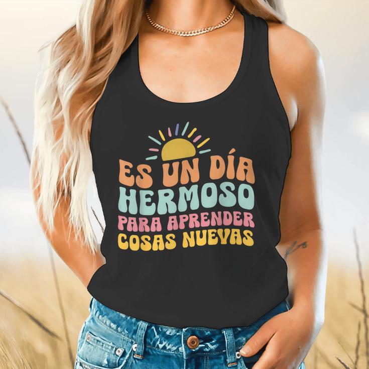 Spanish Multilingual Teacher Dual Languages Bilingual Flowy Tank, gift for family, gift for coworker Spanish Multilingual Teacher Dual Languages Bilingual Flowy Tank, gift for family, gift for coworker