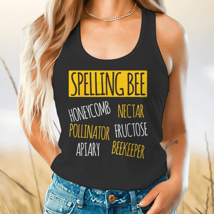 Spelling Bee Halloween Pun Costume Beekeeper Teacher Flowy Tank, gift for family, gift for coworker