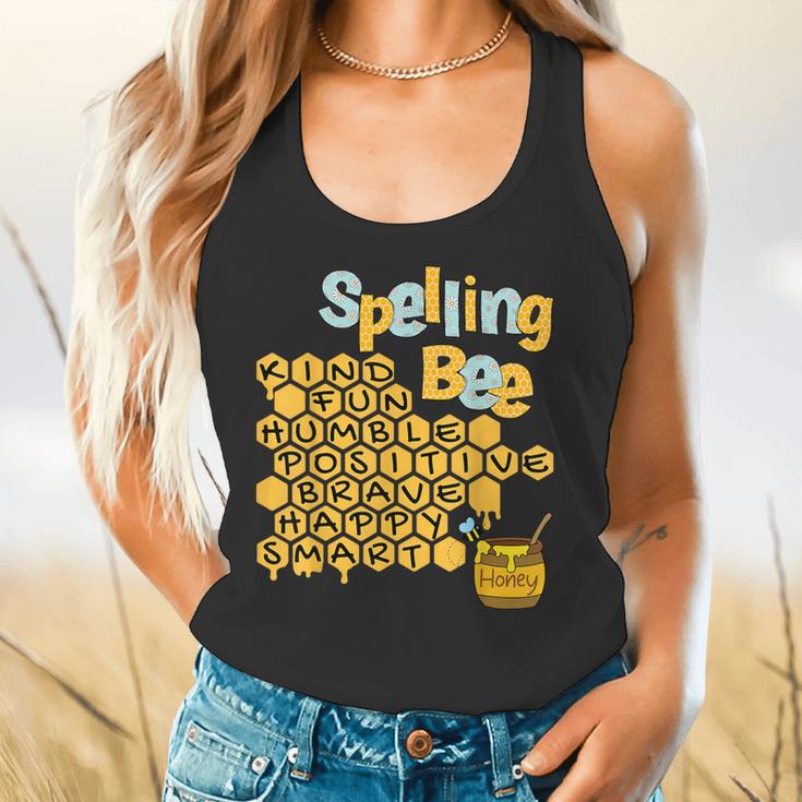 Spelling Bee Kind Positive Kindness Women Teacher Flowy Tank, gift for family, gift for coworker Spelling Bee Kind Positive Kindness Women Teacher Flowy Tank, gift for family, gift for coworker