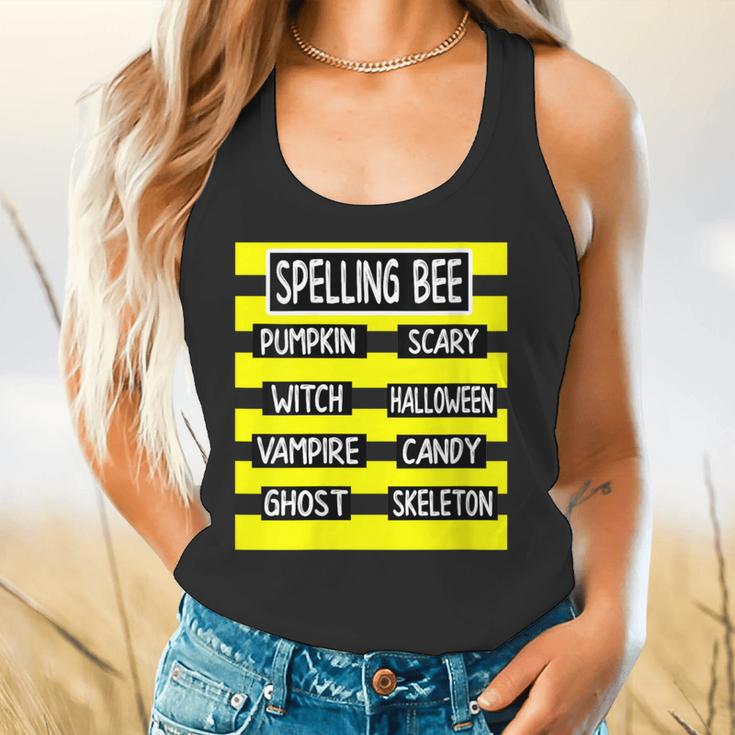 Spelling Bee Pun Halloween Costume For Teachers Flowy Tank, gift for family, gift for coworker Spelling Bee Pun Halloween Costume For Teachers Flowy Tank, gift for family, gift for coworker