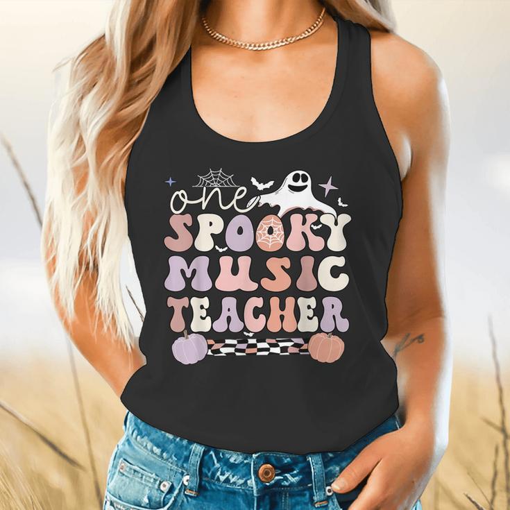 Spooky Music Teacher Halloween Music Teaching Men Women Flowy Tank, gift for family, gift for coworker Spooky Music Teacher Halloween Music Teaching Men Women Flowy Tank, gift for family, gift for coworker