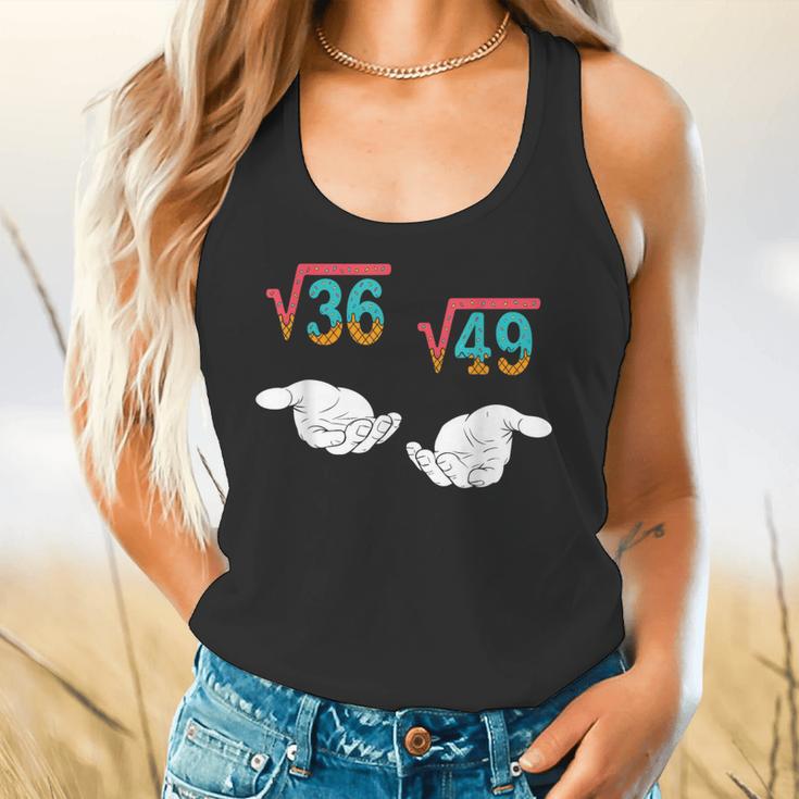 Square Root 36 49 Meme 67 Ice Cream Drip Math Teacher Tee Flowy Tank, gift for family, gift for coworker Square Root 36 49 Meme 67 Ice Cream Drip Math Teacher Tee Flowy Tank, gift for family, gift for coworker