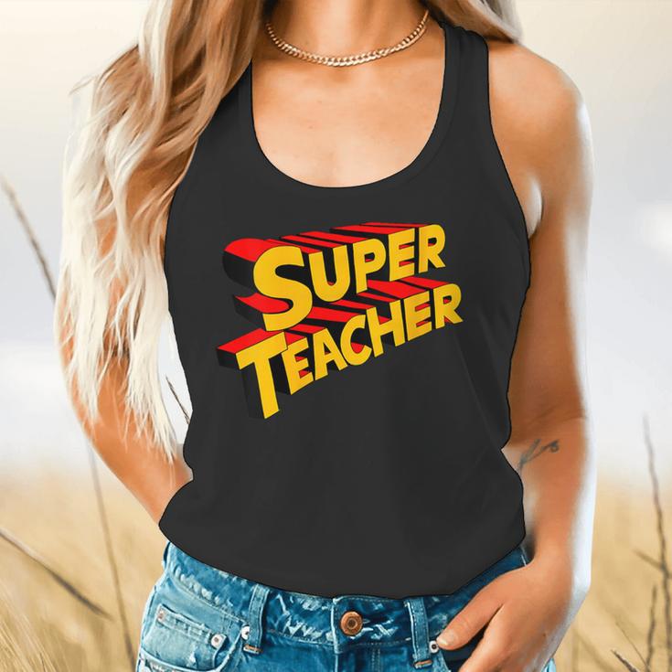Super Teacher SuperTeacher Flowy Tank, gift for family, gift for coworker Super Teacher SuperTeacher Flowy Tank, gift for family, gift for coworker
