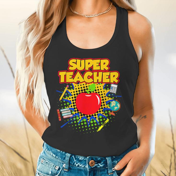 Superhero Teacher Appreciation Teaching Tee Flowy Tank, gift for family, gift for coworker Superhero Teacher Appreciation Teaching Tee Flowy Tank, gift for family, gift for coworker