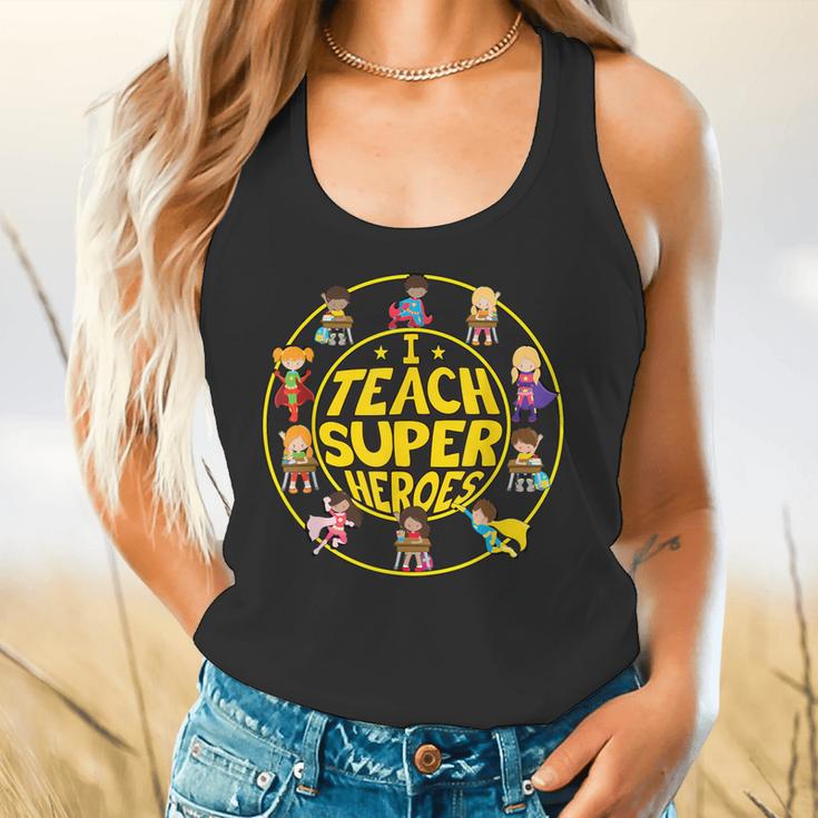 Superhero Teacher I Teach Super Heroes Flowy Tank, gift for family, gift for coworker Superhero Teacher I Teach Super Heroes Flowy Tank, gift for family, gift for coworker