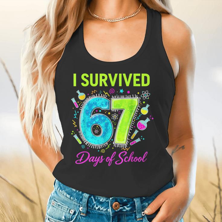 I Survived 67 Days Of School 67 Meme Science Teacher Flowy Tank, gift for family, gift for coworker