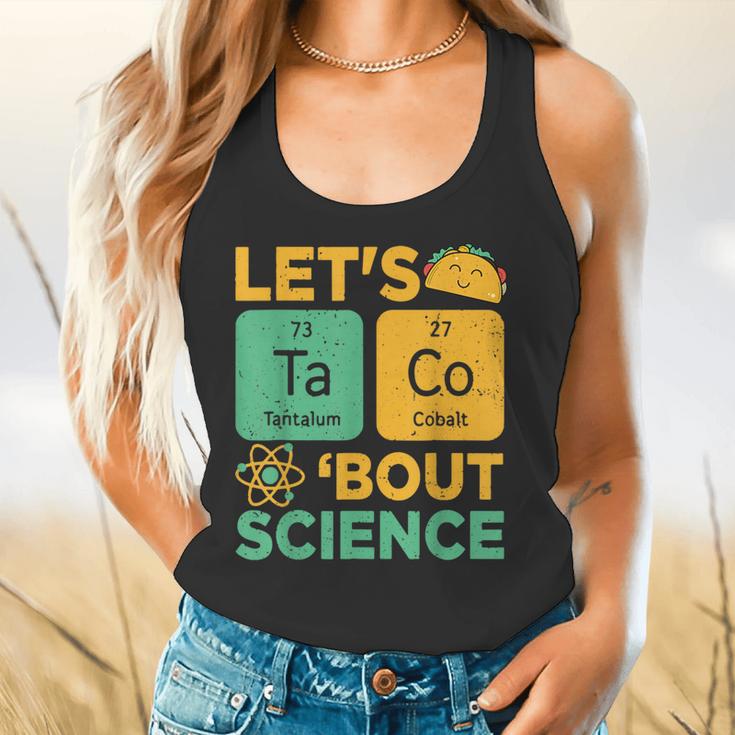 Lets Tacos Bout Science Teacher Chemistry Physics Flowy Tank, gift for family, gift for coworker Lets Tacos Bout Science Teacher Chemistry Physics Flowy Tank, gift for family, gift for coworker