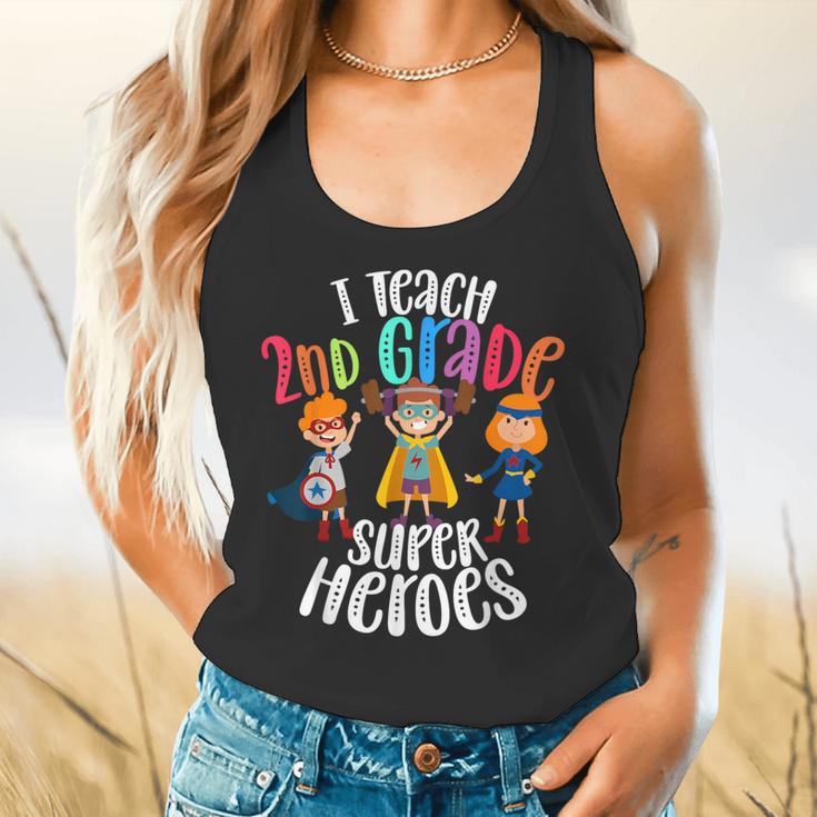 I Teach 2nd Grade Superheroes Back To School Teacher Men Women Girls Kids Flowy Tank, gift for family, gift for coworker I Teach 2nd Grade Superheroes Back To School Teacher Men Women Girls Kids Flowy Tank, gift for family, gift for coworker