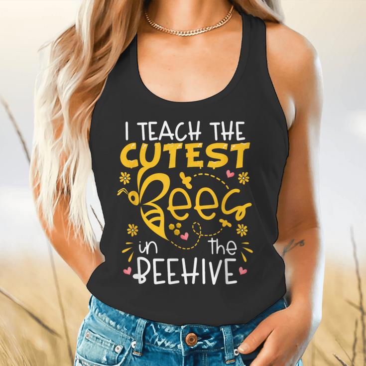 I Teach The Cutest Bees In The Beehive Teacher Flowy Tank, gift for family, gift for coworker I Teach The Cutest Bees In The Beehive Teacher Flowy Tank, gift for family, gift for coworker