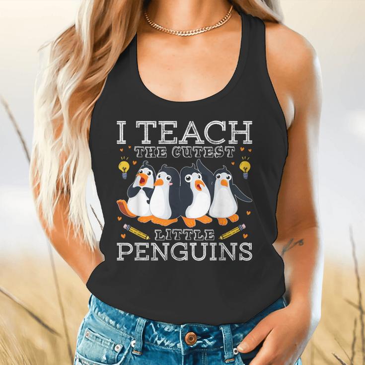 I Teach The Cutest Little Penguins Cute School Teacher Tee Flowy Tank, gift for family, gift for coworker I Teach The Cutest Little Penguins Cute School Teacher Tee Flowy Tank, gift for family, gift for coworker