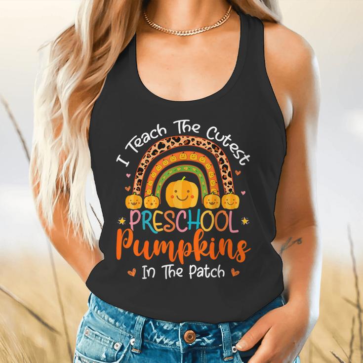 I Teach The Cutest Preschool Pumpkin Teacher Halloween For Men Women Kids Flowy Tank, gift for family, gift for coworker