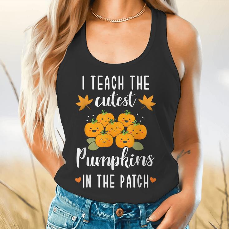 I Teach The Cutest Pumpkins In The Patch Halloween Teacher Flowy Tank, gift for family, gift for coworker I Teach The Cutest Pumpkins In The Patch Halloween Teacher Flowy Tank, gift for family, gift for coworker