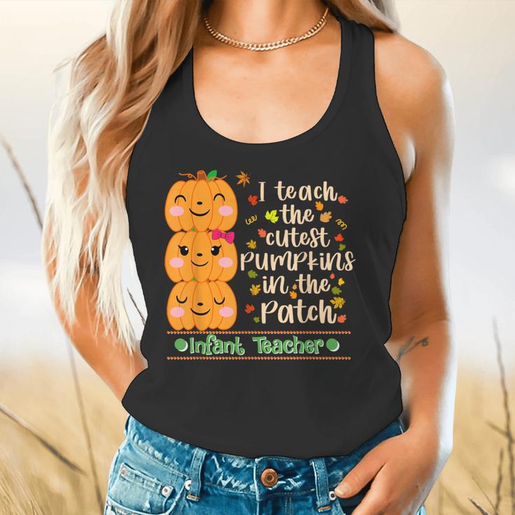 I Teach The Cutest Pumpkins In The Patch Infant Teacher Flowy Tank, gift for family, gift for coworker I Teach The Cutest Pumpkins In The Patch Infant Teacher Flowy Tank, gift for family, gift for coworker