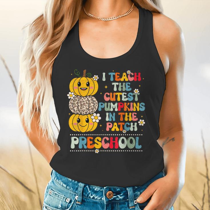 I Teach The Cutest Pumpkins Preschool Teacher Halloween Flowy Tank, gift for family, gift for coworker I Teach The Cutest Pumpkins Preschool Teacher Halloween Flowy Tank, gift for family, gift for coworker