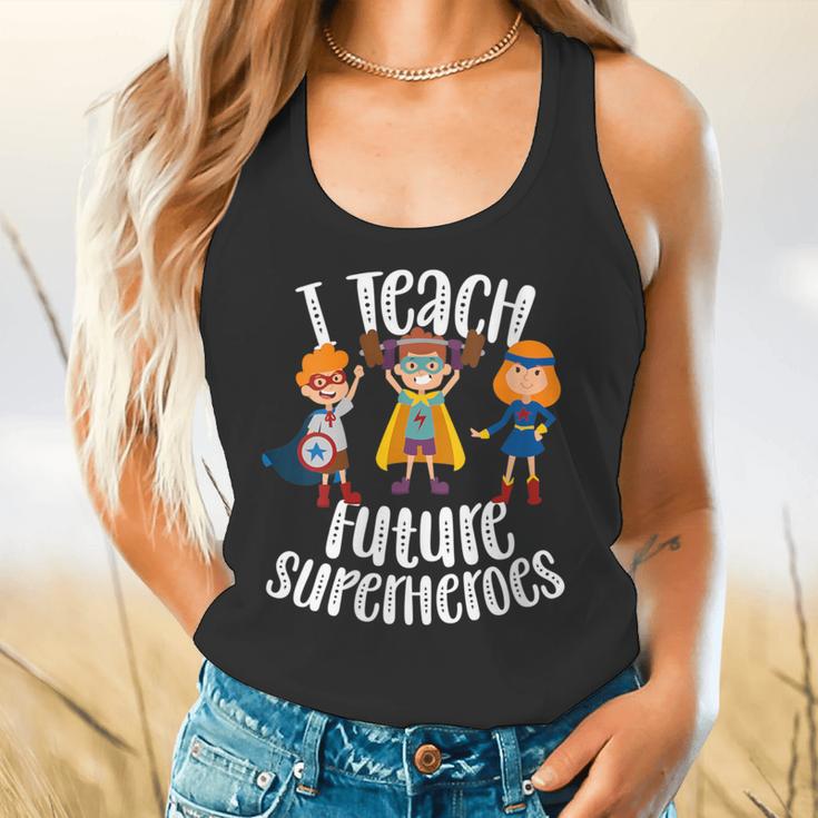 I Teach Superheroes Cute Back To School Teacher Flowy Tank, gift for family, gift for coworker I Teach Superheroes Cute Back To School Teacher Flowy Tank, gift for family, gift for coworker