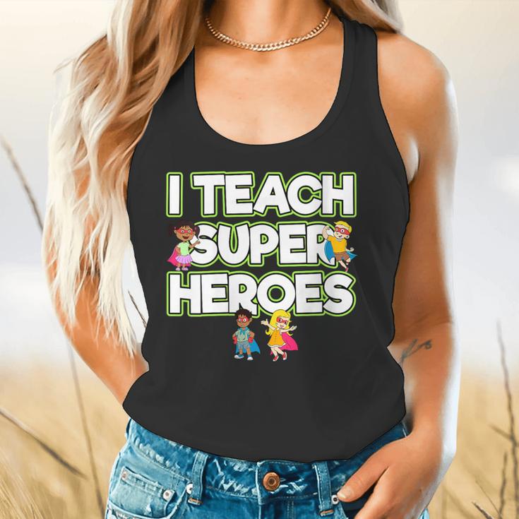 I Teach Superheroes School Teacher Professor Flowy Tank, gift for family, gift for coworker I Teach Superheroes School Teacher Professor Flowy Tank, gift for family, gift for coworker