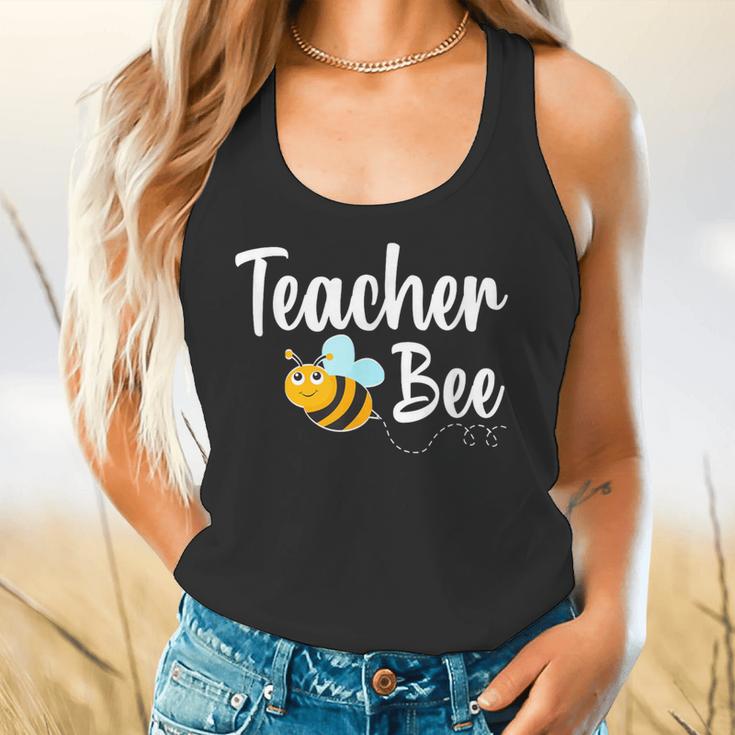 Teacher Bee Bumblebee Back To School Flowy Tank, gift for family, gift for coworker Teacher Bee Bumblebee Back To School Flowy Tank, gift for family, gift for coworker