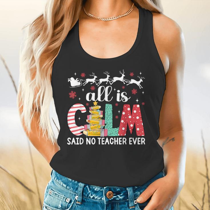 Teacher All Calm Said No Teacher Christmas Pencil Tree Flowy Tank, gift for family, gift for coworker Teacher All Calm Said No Teacher Christmas Pencil Tree Flowy Tank, gift for family, gift for coworker